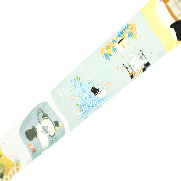 楽天市場】MOOMIN ムーミン とうめいマスキングテープ ムーミン 