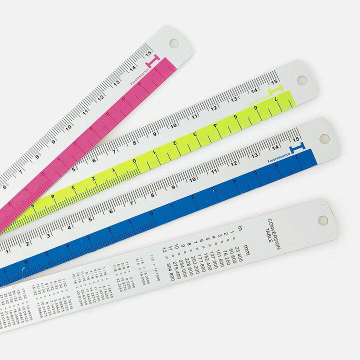 楽天市場 アルミ 定規 15cm ものさし カラー カラフル おしゃれ かわいい ハイタイド Hightide Hightide Online ハイタイド
