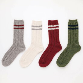 OBSCURE SOCKS M TORREYA オブスキュアソックス トレヤ 靴下 メンズ ソックス 25-28cm ウール 日本製 おしゃれ