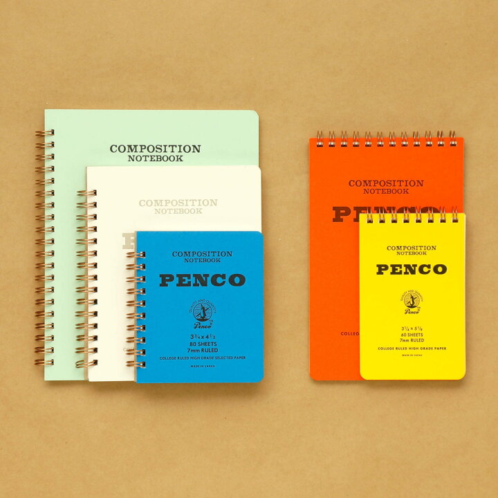 楽天市場】penco ペンコ コイルノートパッドS ミニサイズ 縦開き たて 
