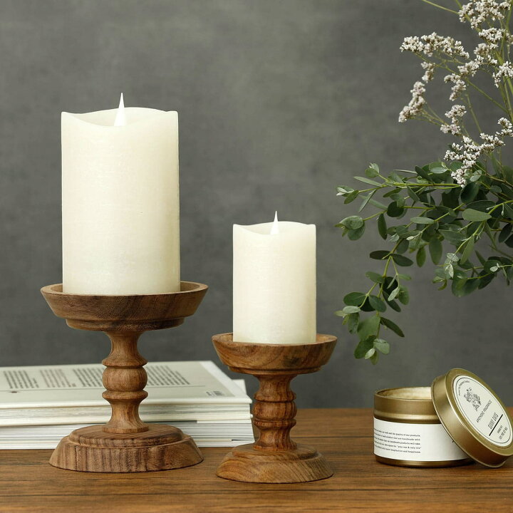 楽天市場】WOOD Candleholder キャンドルスタンドコンポートS 燭台 