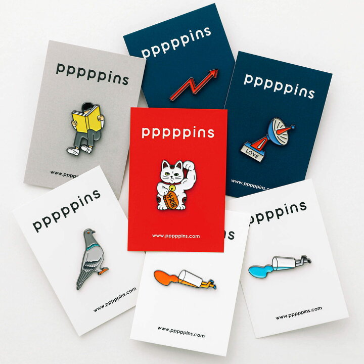 楽天市場】pppppins ピンズ ピンバッジ バッジ ピンバッチ ブローチ 鳥 
