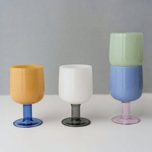 amabro TWO TONE WINE GLASS A}u c[g[ COX Ⴂ JWA r[ W[X fU[g Xe Z Mtg Vv  Xg JtF iX X^bLO Mtg H