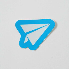 PAPERSKY Airplane Sticker(L) ペーパースカイ ステッカー シール おしゃれ かわいい 紙飛行機 防水