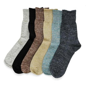 OBSCURE SOCKS W CAMELLIA オブスキュアソックス カメリア （レディース） 靴下 ソックス レディース 23-25cm リネン 無地 日本製 おしゃれ プレゼント ギフト