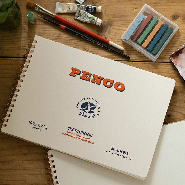 楽天市場】penco ペンコ スケッチブック B5 並口 画用紙 厚紙 お絵描き 