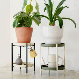 amabro アマブロ TWO TIER PLANTER STAND プランタースタンド 二段 プランタースタンド アイアン 二段式 植物 ポット スタンド フラワースタンド 観葉植物 室内 2段 花台 鉢置き 鉢カバー サイドテーブル