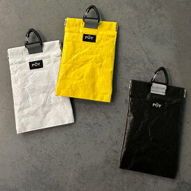 POY x WKD/ER "REF×PE" ポーイ ウィークエンダー WEEKEND(ER) 携帯ゴミ箱 ポーチ カラビナ付き ミニ ゴミ入れ ウェットティッシュ エチケットポーチ 持ち歩ける アウトドア キャンプ ミニポーチ トラベル 携帯ゴミ袋ポーチ 携帯ゴミ袋ケース