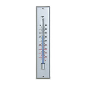 TFA Dostmann Analogue indoor-outdoor thermometer made of aluminium 12.2041 アルミニウム アナログ サーモメーター（温度計） 温度計 アナログ 壁掛け 電池不要 おしゃれ ドイツ製 インテリア