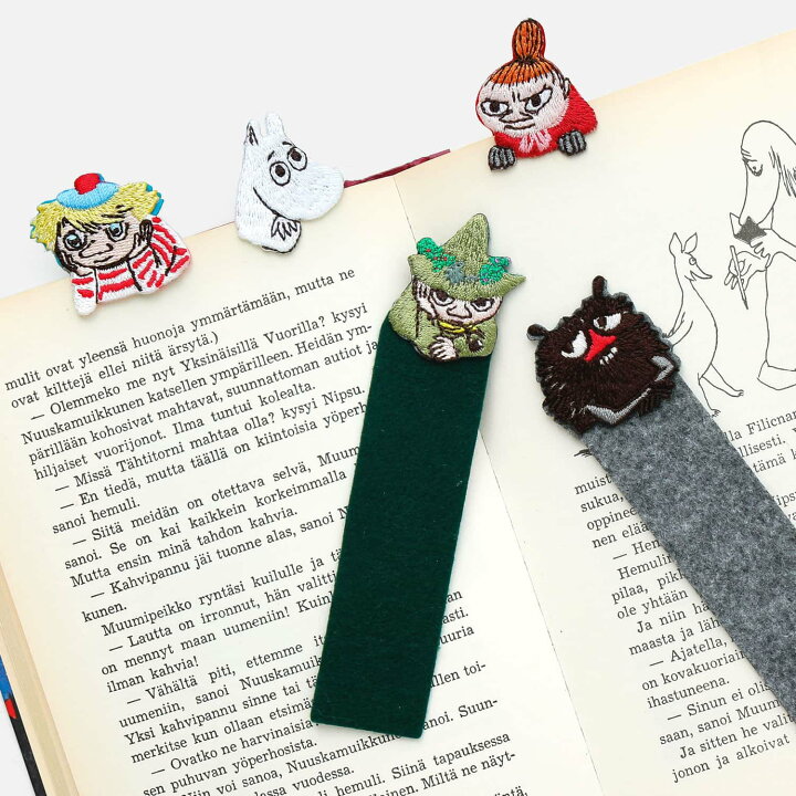 楽天市場】MOOMIN ムーミン のぞき見ブックマーカー ミイ スナフキン 