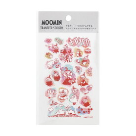 MOOMIN ムーミン カラー転写シール 転写シート こする 手帳 日記 デコ デコレーション コラージュ おしゃれ DIY ミイ スナフキン ニョロニョロ かわいい