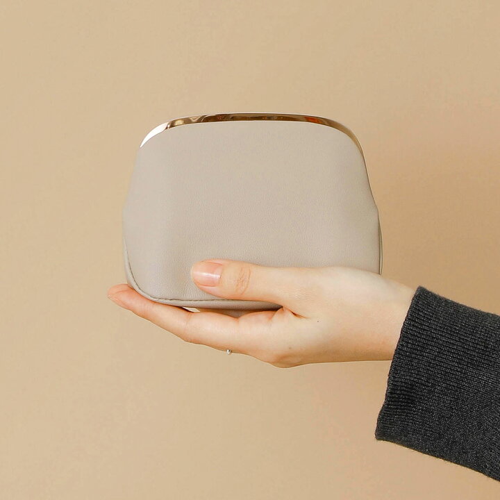 楽天市場】レザーがま口ポーチ (M) 革 本革 レザー アクセサリー キー  