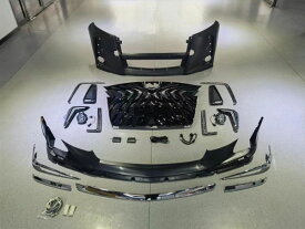 【新商品】20アルファード→30アルファード 後期仕様 フェイスチェンジ フロントスポイラー 社外品 トヨタ 20ALPVEL-013