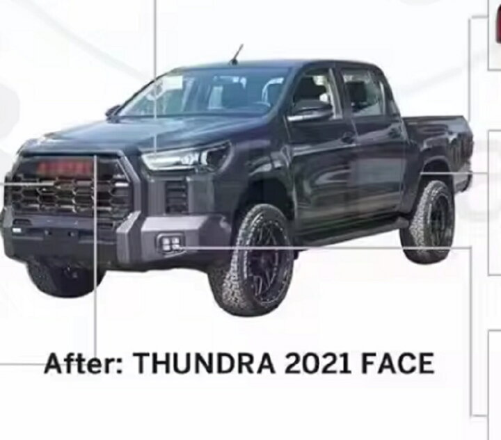 楽天市場】HILUX GUN125型 ハイラックス 前後期→2021y タンドラ仕様