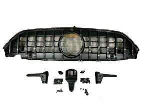 【新商品】C236 CLEクラス パナメリカーナ フロントグリル GTグリル仕様 メルセデスベンツ 社外品 C236-001