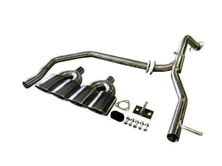 30プリウス リアピースストレートマフラー - 外装、車外用品 