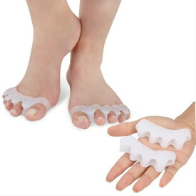 HTS 秘密の 画期的な！ 足指パット ！ 健康足指 外反母趾 巻き爪 対策 効果 高品質シリコン 男女兼用 フリーサイズ 2個（両足）セット！