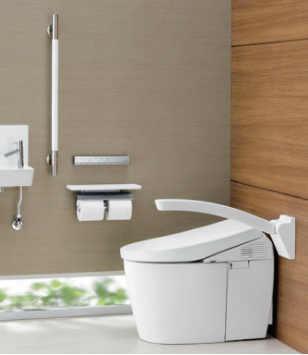 楽天市場】TOTO アームレスト ひじ掛け 介護EWC703 [ 長さ750mm×幅60mm 