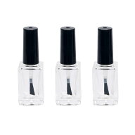 ネイル用空ボトル 10ml 3本 ガラス製 エナメルボトル 空 マニキュアボトル