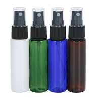 スプレーボトル 30ml 4本 容器 おしゃれ 遮光 PET製