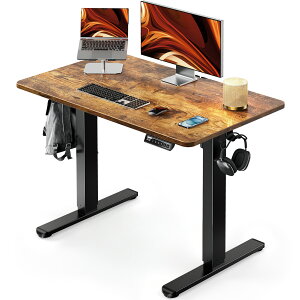 ErGear �d�� ���~�f�X�N �ꖇ�� 80kg�ω׏d 71~119cm�������� �X�^���f�B���O�f�X�N ��120cm ���i�K�������� 4�̃������[�@�\ ���[�t�b�N�t�� �p�\�R�� pc �Q�[�~���O�f�X�N �ݑ�[�N �X�^���h