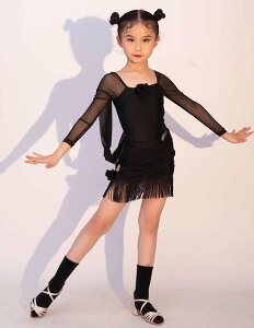 大量注文可 送料無料 ラテン 女の子 ルンバ サンバ衣装 2点セット 高品質 社交ダンス ラテンドレス 社交ダンス衣装 練習着 フラメンコ キッズ ダンスウェア 競技用 ゴージャス ワンピース ジ