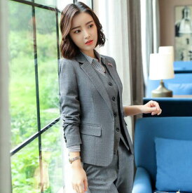 楽天市場 グレー ベスト スーツ セットアップ レディースファッション の通販