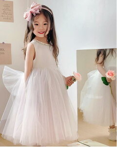 上品 送料無料★パーティドレス 七五三 可愛いミモレ丈ワンピース 子供ドレス ピアノ発表会 フォーマルドレス 子供服 女の子ドレス プリンセスドレス コンクール お誕生会 結婚式 キッズ