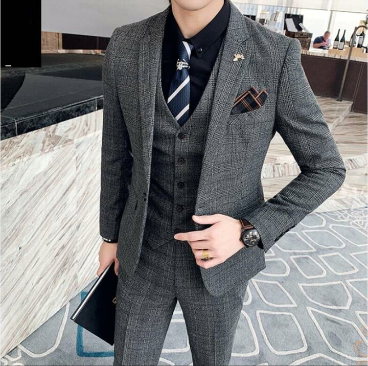 楽天市場】格好いい☆紳士用20代30代40代 3ピーススーツメンズ上下