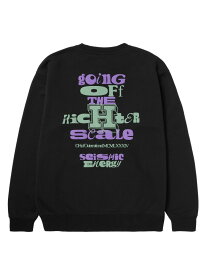 HUUUF CREWNECK HUF ハフ スウェット HUF ハフ トップス スウェット・トレーナー ブラック ベージュ【送料無料】[Rakuten Fashion]