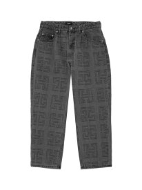 MONOGRAM DENIM PANT HUF ハフ デニムパンツ HUF ハフ パンツ ジーンズ・デニムパンツ グレー ホワイト【送料無料】[Rakuten Fashion]