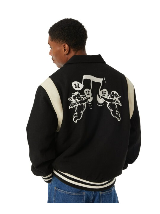 楽天市場】SONG VARSITY JACKET / HUF ハフ スタジャン HUF ハフ 