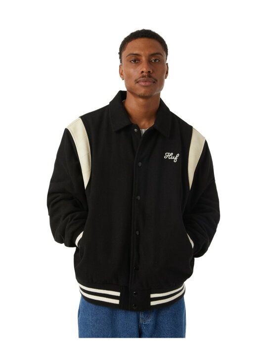 楽天市場】SONG VARSITY JACKET / HUF ハフ スタジャン HUF ハフ 