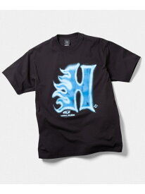 HEAT WAVE S/S TEE HUF ハフ Tシャツ HUF ハフ トップス カットソー・Tシャツ ブラック ホワイト【送料無料】[Rakuten Fashion]