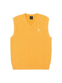 ANTON SWEATER VEST HUF ハフ ベスト HUF ハフ トップス ベスト・ジレ ブラック イエロー【送料無料】[Rakuten Fashion]