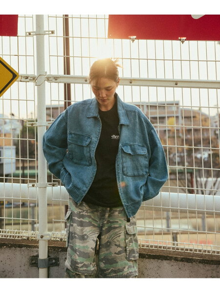 HUF CO-OP WADING ZIP JACKET / HUF ジャケット HUF ハフ ジャケット・アウター その他のジャケット・アウター ネイビー ブラウン【送料無料】[Rakuten Fashion]