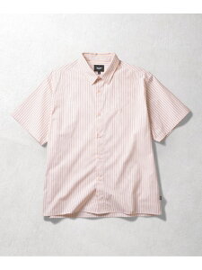 MEGABLAST STRIPE SHIRT / HUF �X�g���C�v �V���c HUF �n�t �g�b�v�X �V���c�E�u���E�X �s���N �O���[�� �u���[�y���������z[Rakuten Fashion]