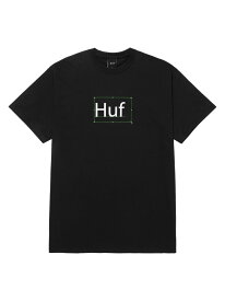 DEADLINE S/S TEE HUF ハフ 半袖 Tシャツ プリント HUF ハフ トップス カットソー・Tシャツ ブラック ホワイト【送料無料】[Rakuten Fashion]