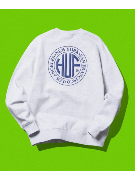 楽天市場】REGIONAL PUFF CREW HUF ハフ スウェット HUF ハフ トップス 