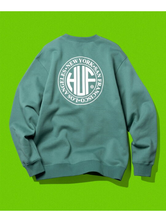 トップス レディース スウェット ロゴ トレーナー プルオーバー  オーバーサイ[品番：HHHW0001341]｜HUG.U（ハグユー）のレディースファッション通販｜SHOPLIST（ショップリスト） 最終値下げ HUF worldwide スウェット グリーン 緑 xxl 2xl