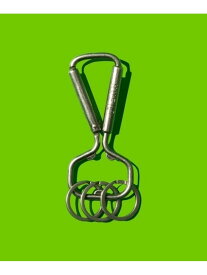 BOTTLE OPENER CARABINER / HUF ハフ カラビナ キーホルダー HUF ハフ ファッション雑貨 チャーム・キーチェーン シルバー ゴールド[Rakuten Fashion]