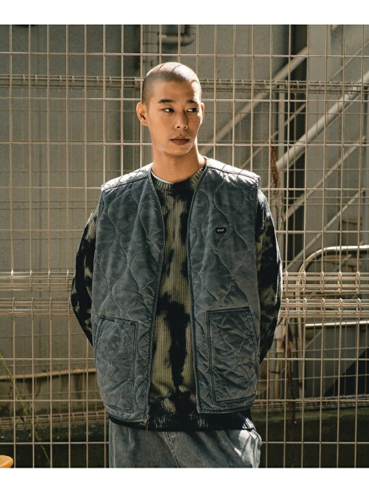 楽天市場】TIE DYE OVER VEST HUF ハフ ジャケット・アウター ダウン 