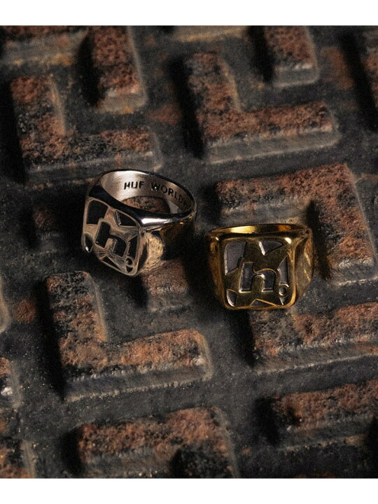 楽天市場】H STAR RING / HUF ハフ リング HUF ハフ アクセサリー 