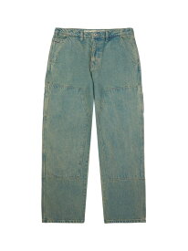 KINDA LOOSE DOUBLE KNEES PANTS / HUF ハフ パンツ デニム HUF ハフ パンツ その他のパンツ ネイビー ブラック【送料無料】[Rakuten Fashion]