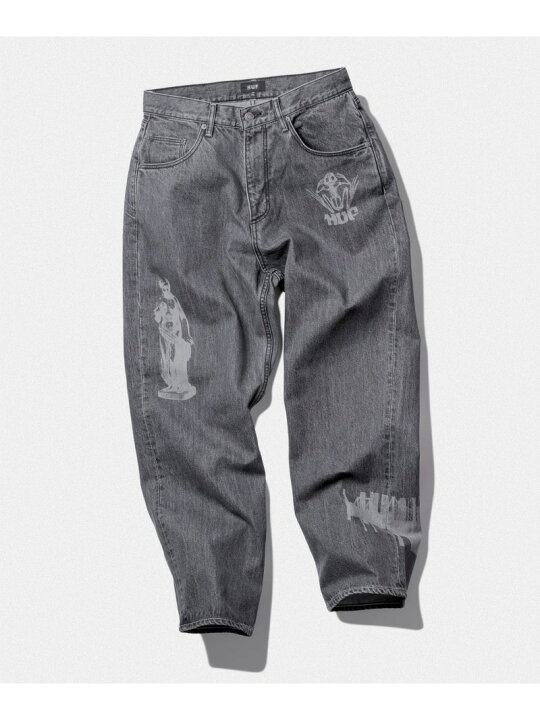 楽天市場】LOOSIES WASHED DENIM PANT HUF ハフ デニム HUF ハフ 