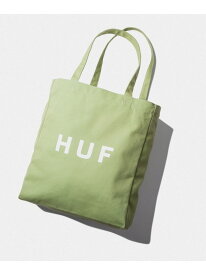 HUF OG LOGO TOTE BAG M ハフ トートバッグ HUF ハフ バッグ トートバッグ ブラック グリーン ホワイト【送料無料】[Rakuten Fashion]