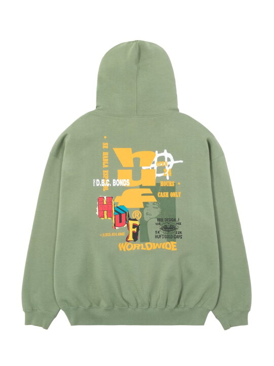 楽天市場】CUT AND PASTE FLEECE HOODIE / ハフ パーカー HUF ハフ