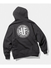 REGIONAL PUFF HOODIE HUF ハフ ロゴ スウェット パーカー HUF ハフ トップス パーカー・フーディー ブラック グレー パープル グリーン【送料無料】[Rakuten Fashion]