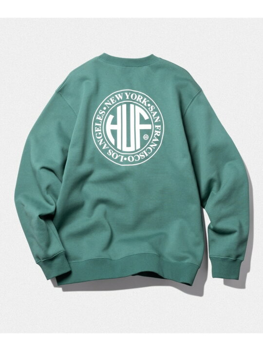 楽天市場】REGIONAL PUFF CREW HUF ハフ ロゴ スウェット HUF ハフ 
