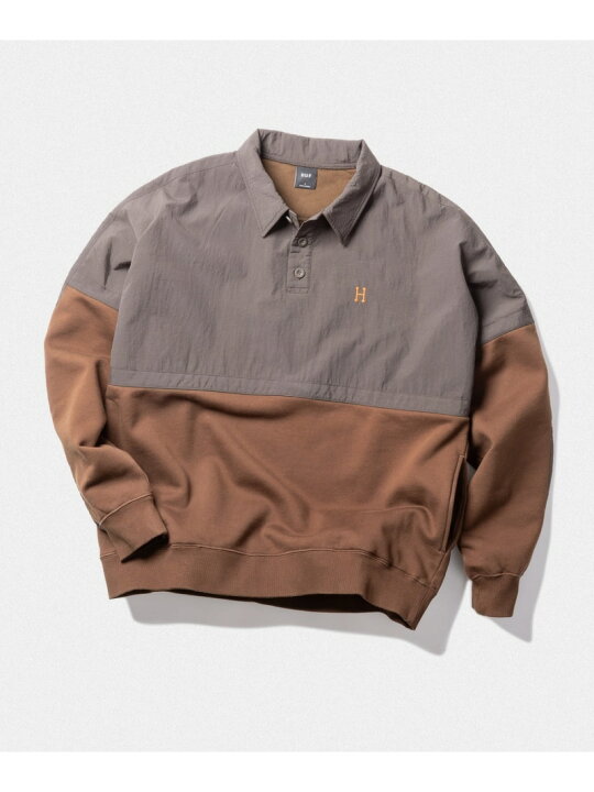 楽天市場】HUF FOREVER POLO FLEECE HUF ハフ ポロフリース HUF ハフ 